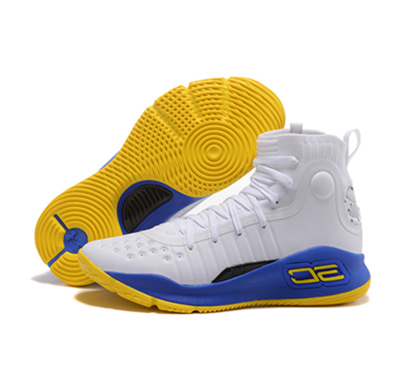 Stephen Curry 4 Shoes white yellow